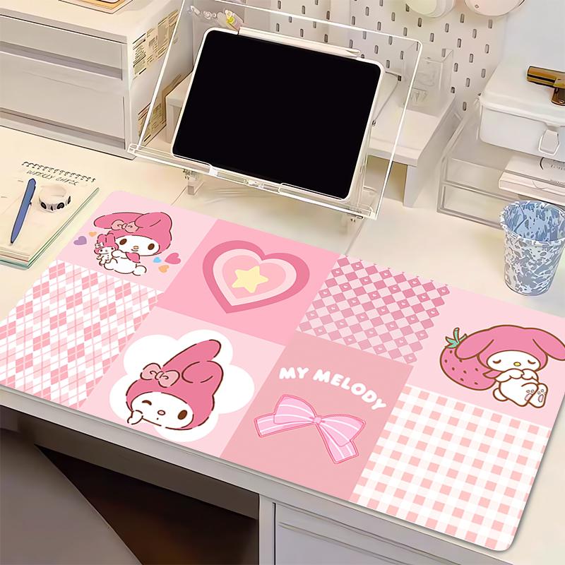 Mouse Pad PC Gaming Accessories kawaii My Melody E-sports Players Gamers Desk Mat Kuromi Varmilo Keyboard Mat Aesthetic Mousepad