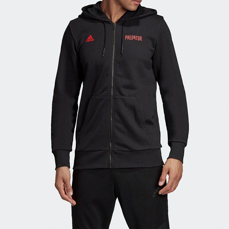 Adidas Jackets Men's Black Hooded Moderate Other DU8444
