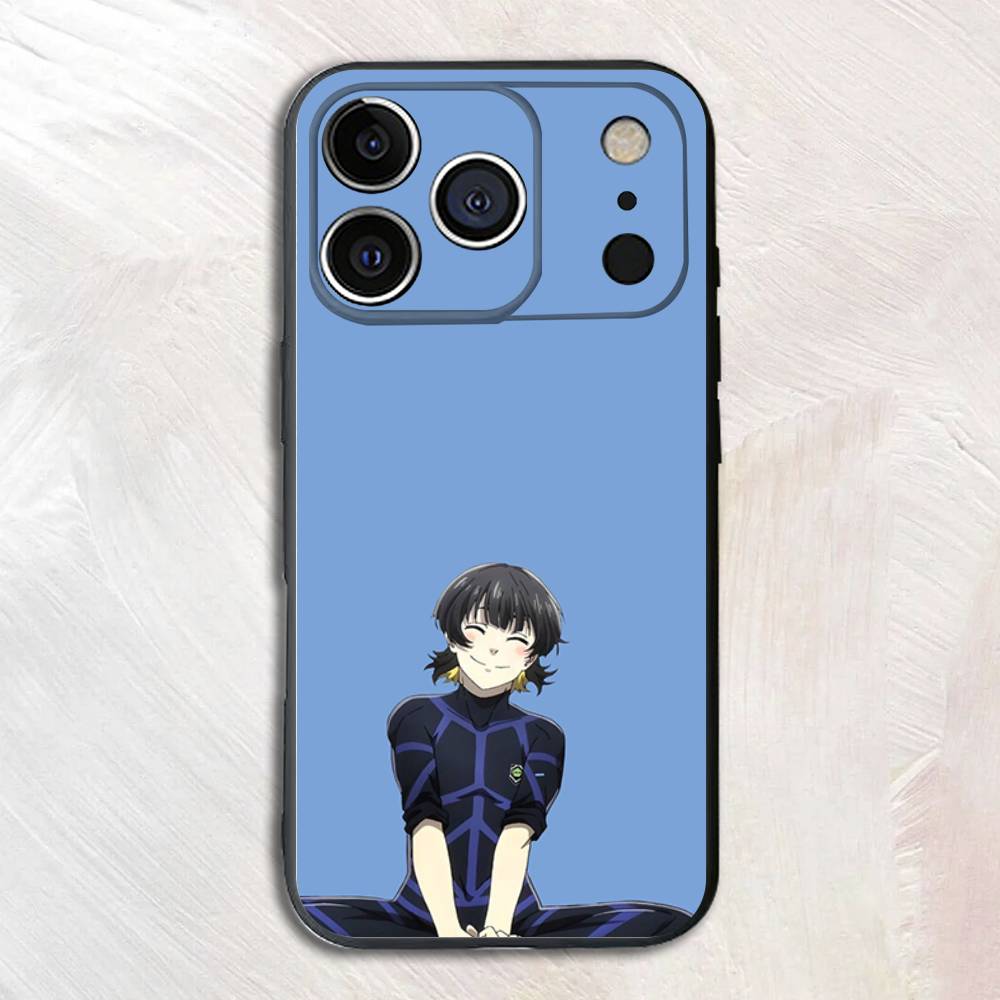 Милый Силиконовый Чехол Для Телефона B-Bachira Meguru Для iPhone 17,16,15,14,13,12 X XS Plus Pro Max Ударопрочный Мягкий Чехол