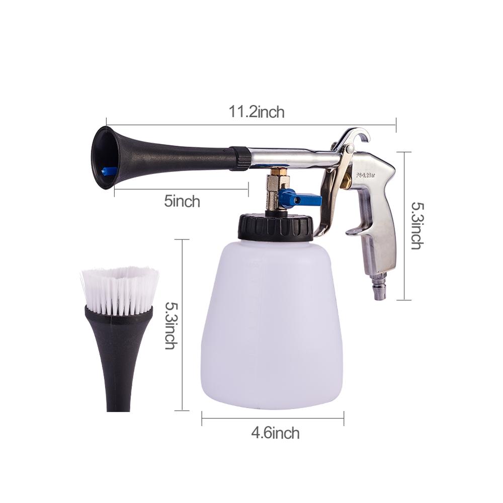 Мойка потолка автомобиля, сидений, приборной панели, пистолет для глубокой очистки, химчистка 6,5–9,2 бар, высоконапорная пенная очистка, инструменты для очистки водой