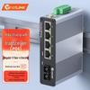netLINK Industrial Gigabit PoE Fiber Optic Transceiver