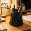 Фэнтезийный Декор для Стола Форма Замка Подставка для Ручек 3D Печатный Органайзер для Ручек