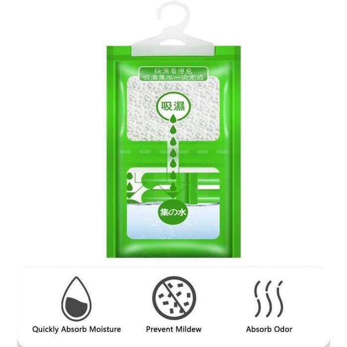 Осушитель - TRAHOO - 10 шт. Мешок-осушитель - Защита от плесени - Поглотитель влаги для шкафа