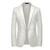 Men's Palace Blazer Jacket Luxury Jacquard Weave Suit Party Handsome Wedding Gentleman Blazer Coats