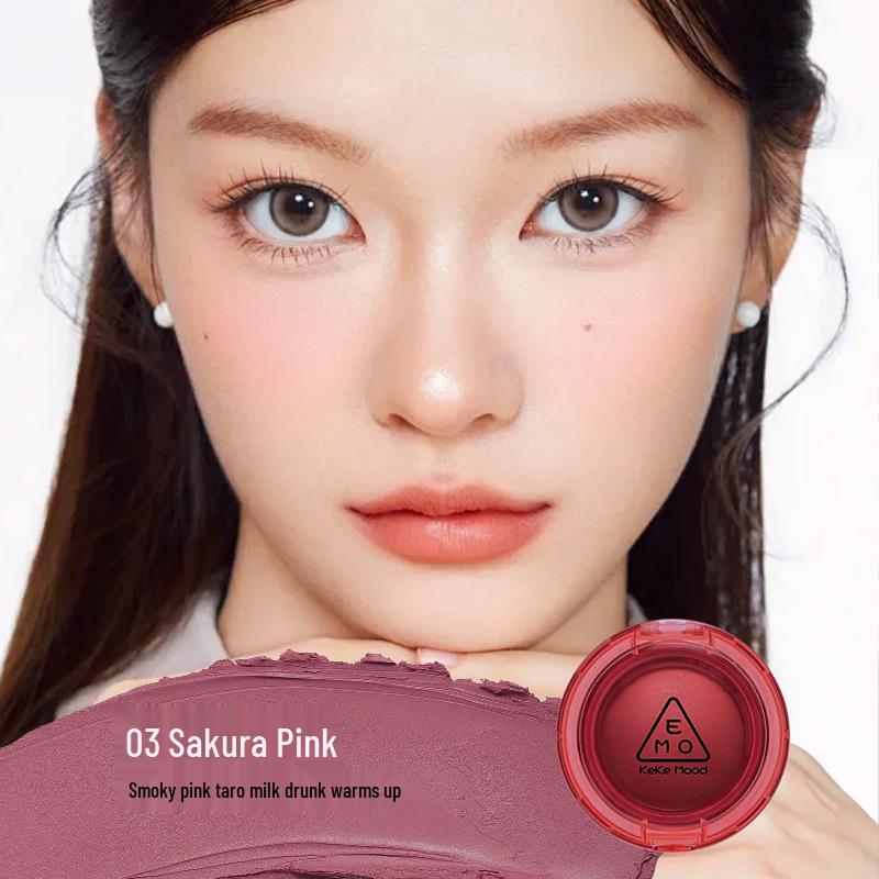 Кремовые румяна Keke Mood Clear Skin – Осветляющие, Придающие объем, Натуральные, Пигментированный цвет, Живость.