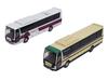 Коллекция автобусов Коллекция автобусов Hankyu Bus Shikoku Kotsu Ikeda Репродукция окрашенных транспортных средств Набор из 2 штук Материалы для диорамы 321682 "Линия Осака-Ава"