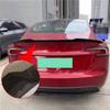 ModelY Spoiler Rear Door Tail Trunk Wing ABS Carbon Fiber Look For Tesla Model 3/Y 17-24 Accessories Model3 Highland 2025+ HOT