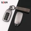 For Chery Omoda 5 C5 Tigo 7 8 Pro Max Tigo 7 8 Plus Arrizo 5 Plus Gun Grey Hot TPU Car Holder Key Case Fob Keychain Accessories