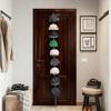 Over-the-Door Hat Hanger Adjustable Baseball Cap Organizer Two-Way Hanging Hat Holder for Entrance Bedroom Garage Doors
