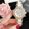 New Fashion Luxury Designer Brand Silver Watches Women Watch Ladies Stainless Steel Rhinestones Quartz Watch Female Wristwatches