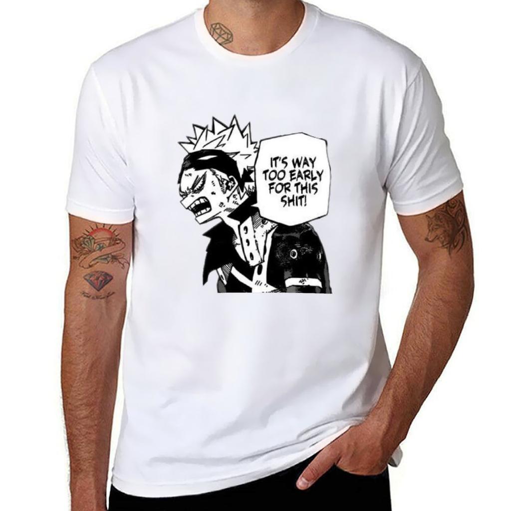 Katsuki Bakugou Sticker Sticker Tshirt Sports Basic Short Sleeve Tshirt