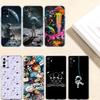 Astronaut Space Alien UFO Transparent Phone Case for Motorola Moto G10 G20 G30 G31 G32 G34 G35 G41 G42 G50 G51 G52 G55 G60 G60S