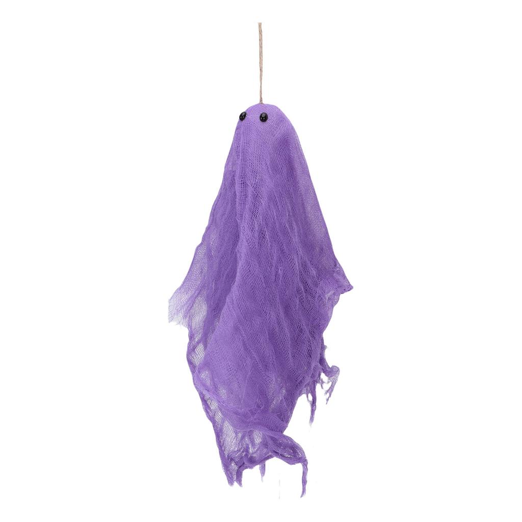 Gauze Ornament with Lanyard Hanging Scary Pendant for Tree Courtyard Window Indoor Outdoor Decoration