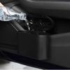 Автомобильный раскладной мусорный бак, подвесной автомобильный мусорный пылезащитный ящик, черный ABS квадратный пресс-мусорный бак, универсальный