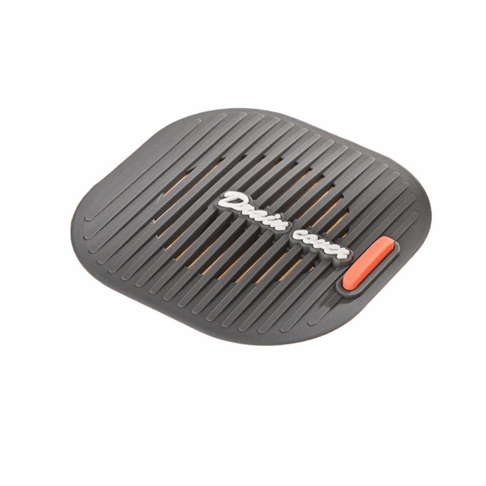 Silicone Sewer Floor Drain Cover Reusable Thickened Floor Drain Sticker Drainage Anti-blocking Shower Drain Cover