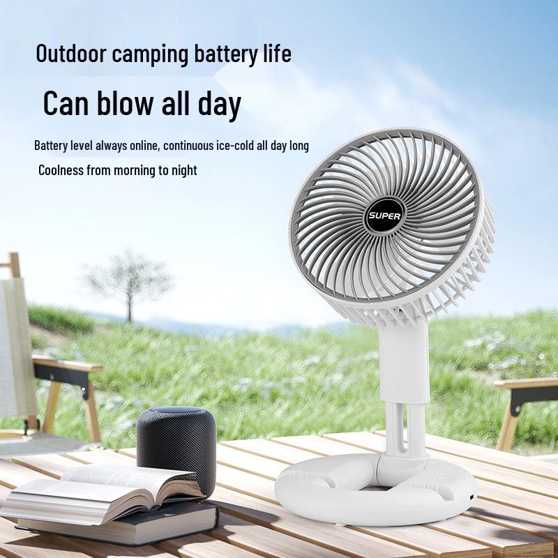 Portable USB Rechargeable Wall-Mount Mini Desktop Fan for Home & Dorm