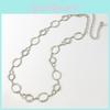 Geometric Alloy Women Waist Chain With Adjustable Lobster Clasp Accessory Summer
