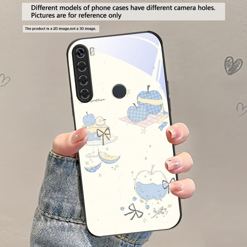 Свежий и целебный бриз Для Redmi Note 14 Pro+ 13 Pro 8 9 9S 12S 10 Pro 11 12 13C 14C A3 12 13 K60 Ultra Черный Стеклянный Чехол для Телефона