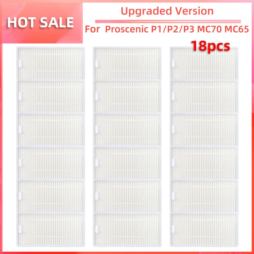 Для Proscenic P1 P2 P3 MC70 MC65 робот-пылесос боковая щетка HEPA фильтр швабры насадки аксессуары сменные насадки
