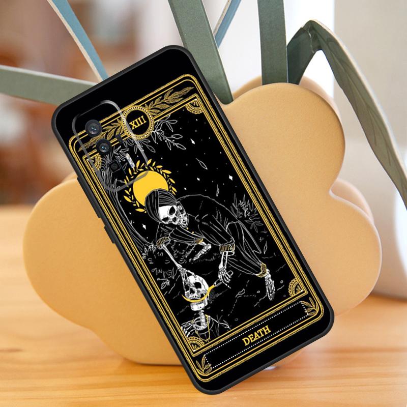 Чехол Таро Смерти для POCO X3 X6 F6 Pro M6 X5 F3 F5 M5s Xiaomi 13 14 Ultra 12 Lite 11T 12T 13T Pro