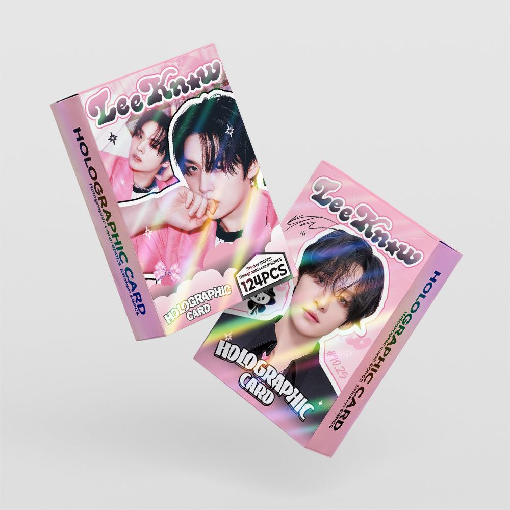 Последние 124 шт. Stray Kids SKZOO Pop Music Group ЛиНо Персональные Наклейки для Альбома Фотокарточки LOMO Camming Открытки Подарок