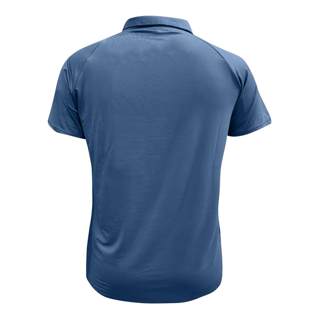 Мужская рубашка с коротким рукавом и принтом «День независимости» с тремя пуговицами, мужская рубашка с регланами