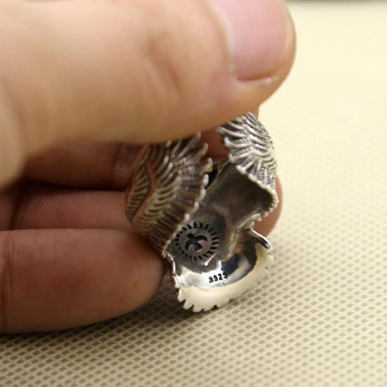 Ring Vintage Eagle Ring Shape Men