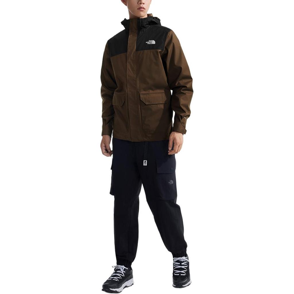 The North Face Мужская ветровка для городского исследования, пешего туризма и альпинизма, водонепроницаемая и ветрозащитная, коричневая NF0A8AUK-5EX