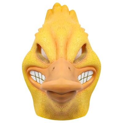 2022 Angry Duck Face Cover Латексная забавная мультяшная голова животного Face Cover Хэллоуин Косплей Реквизит