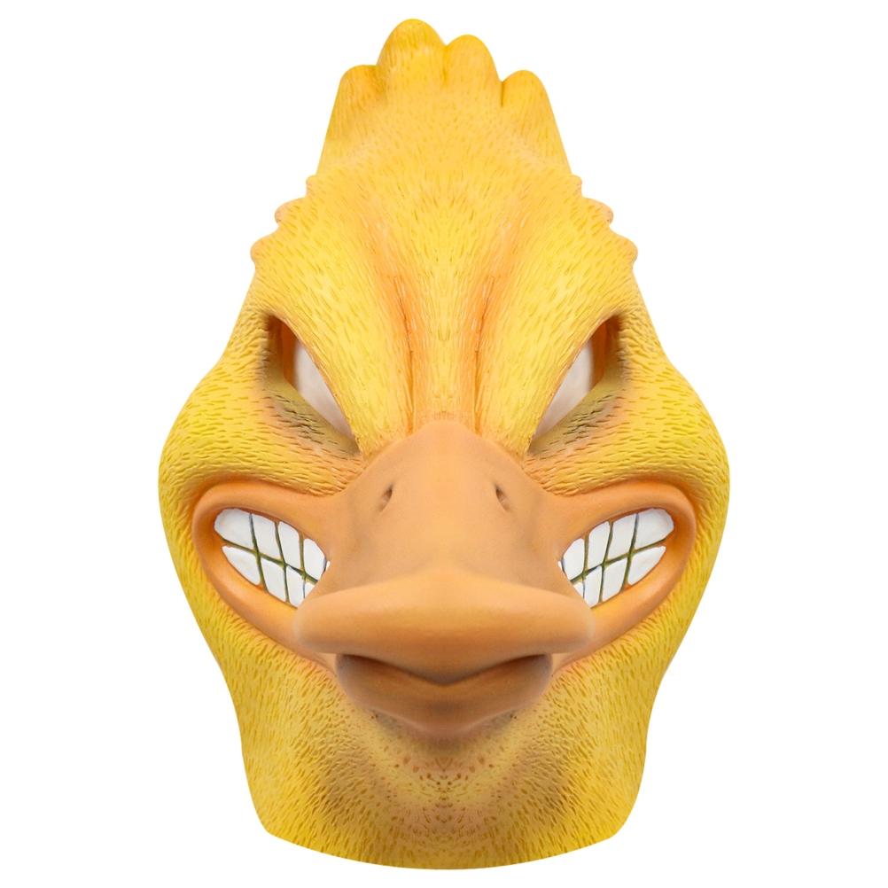 2022 Angry Duck Face Cover Латексная забавная мультяшная голова животного Face Cover Хэллоуин Косплей Реквизит