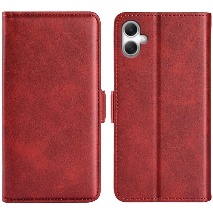 Dual-side Magnetic Buckle Horizontal Flip Leather Phone Case