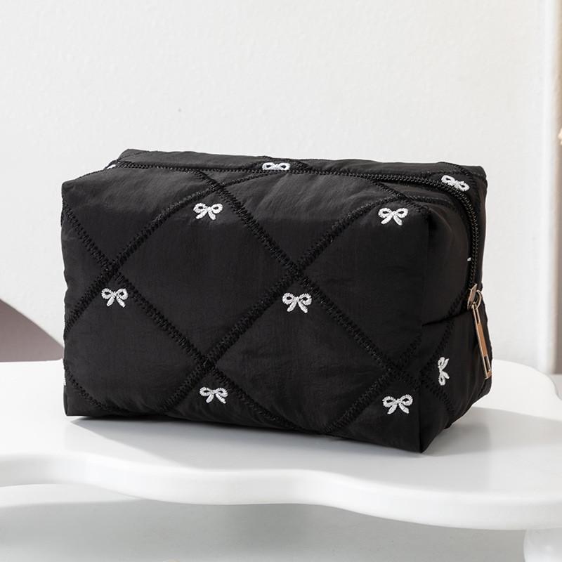 Butterfly Knot Cosmetic Bag For Travel And Home Use With Lightweight Durable Polyester Fabric