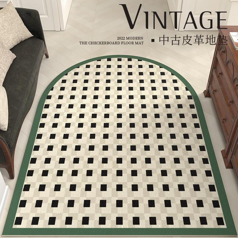 Leather Floor Mat Entry Door Mat Entry Door Mat Door Mat Door Waterproof Foot Pad Pvc Entry Anti-Skid Porch Carpet Household