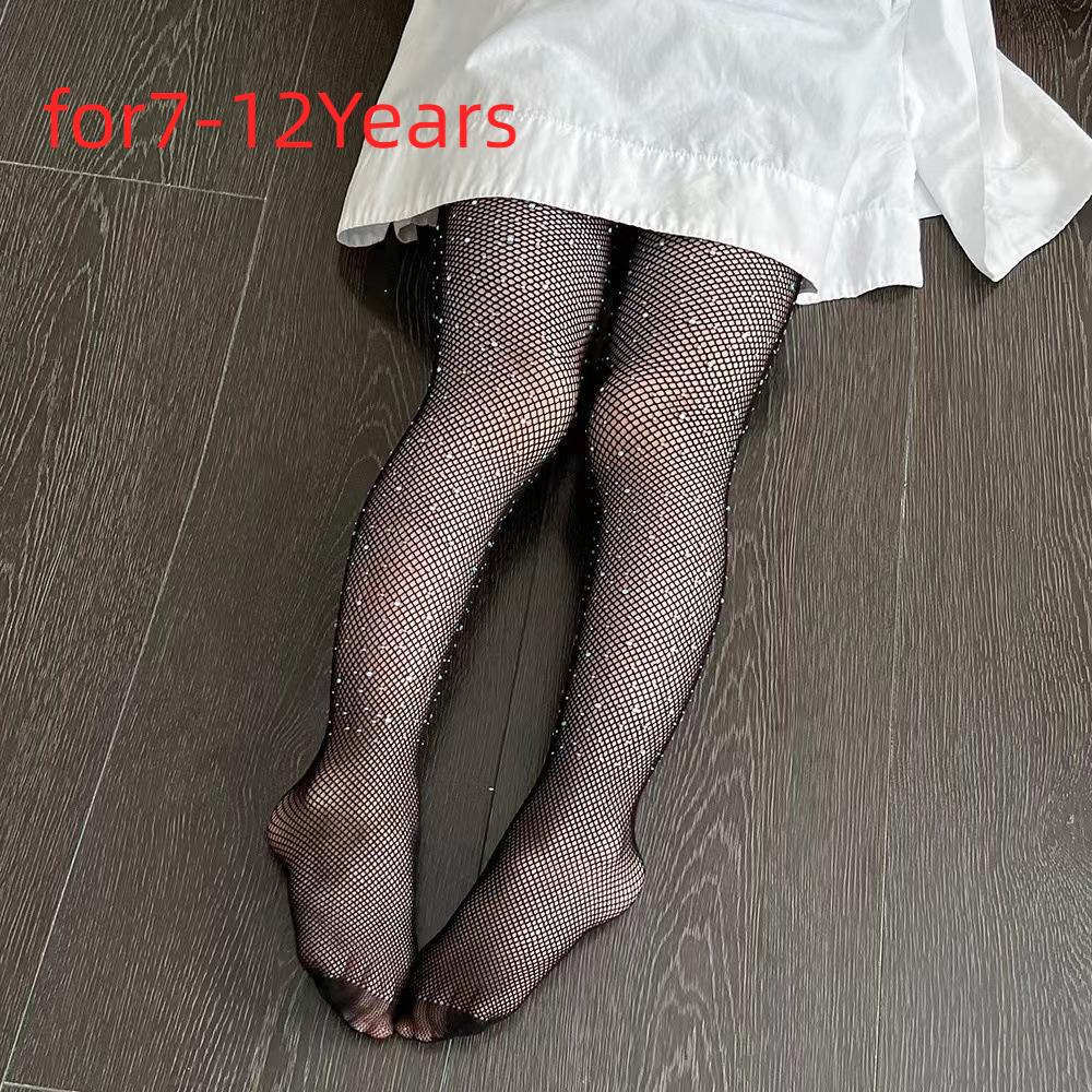 Колготки с пайетками в горошек, модные чулки для девочек