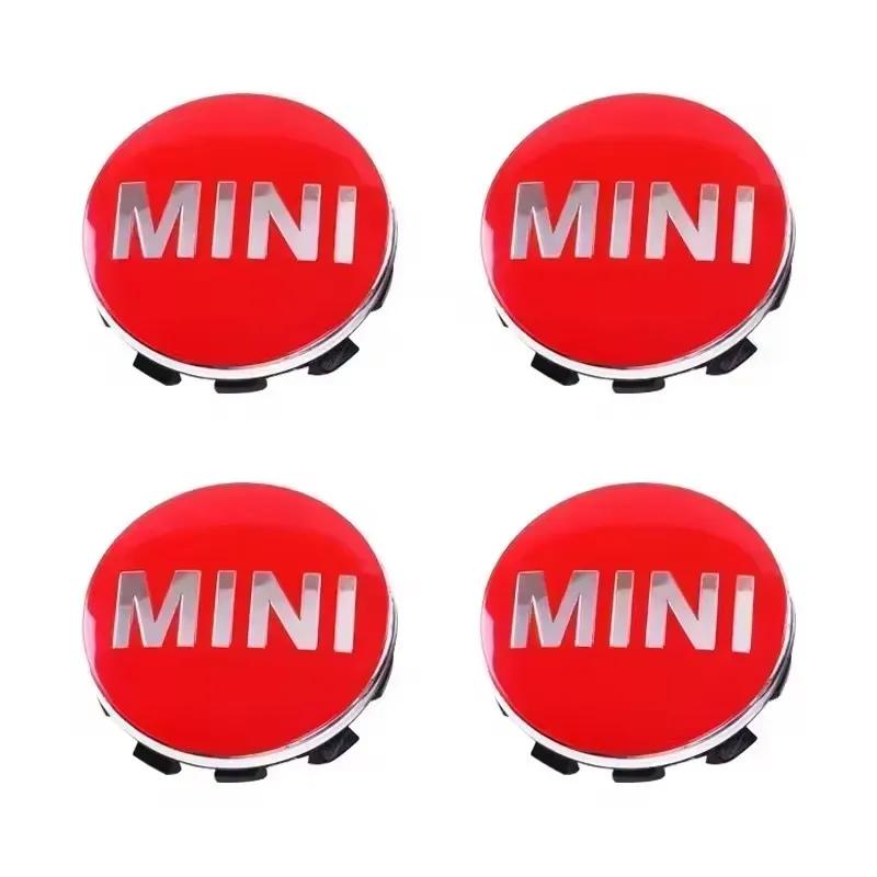 4pcs  56mm 54mm Car Wheel Center Hub Cap Badge Emblem Sticker For BMW Mini Cooper One S JCW R50 R53 R55 R56 R57 R60 F55 F56