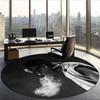 Travis Scott (5) Round Office Rug Decorative Floor Rug for Office Bedroom Living Room and Home Space