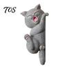 Adhesive Switch Plate Cover 3D Cat Light Sticker, Decorative Resin Wall Cover, Cute Animal Surround Stickers, Peel And Stick decorations for