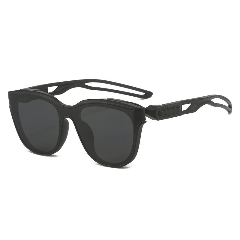 New retro sports eye protection, cycling windproof goggles, hollow mirror legs, curved sunglasses