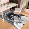 Custom personalization Prince Purple Rain Print Area Rug - Soft, Washable Non-Slip Indoor Mat,Living Room,Home&Office Decorative Rug