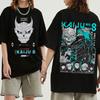 Аниме Футболка Kaiju No 8 Харадзюку Круглый вырез Повседневная футболка