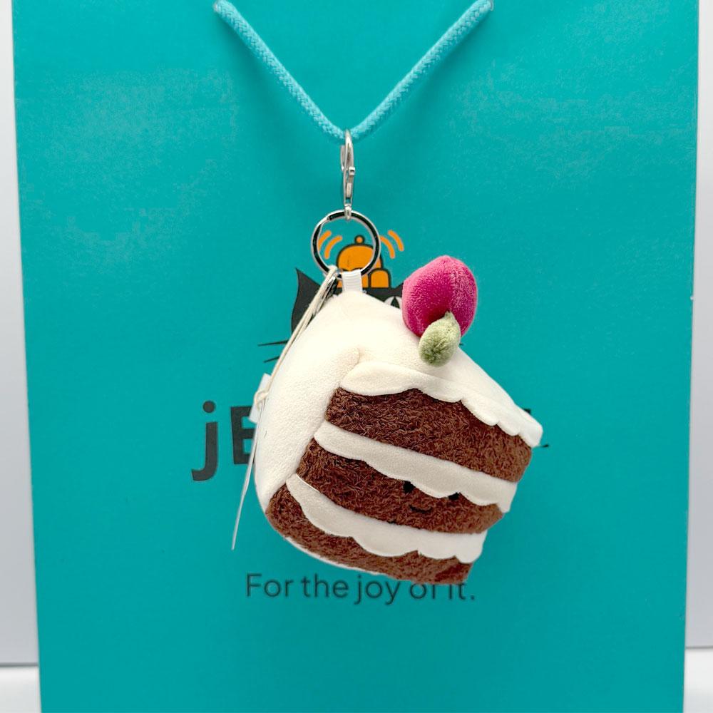 New JC Coffee Bean, Marshmallow, Ladybug, Frog, and Macaron Dessert Keychain & Bag Charm — Plush Toy Gift for Friends