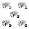 12mm LED Illuminated Metal Momentary Push Button Switch Boat Car 3A/220V DC