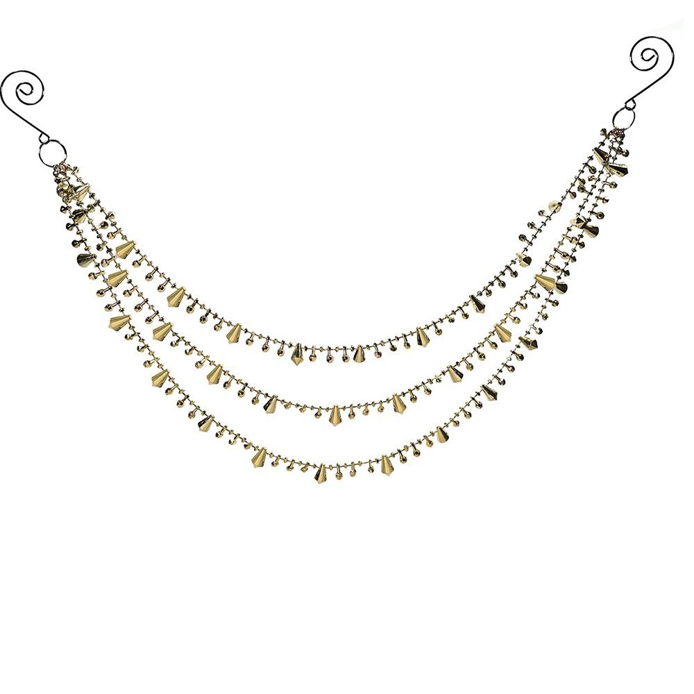 Acrylic Pearl Bead Garland Faux Pearl Beaded Hanging Decoration Christmas Window Decor