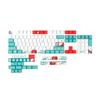 Coral Sea Keycaps Полный набор 128 для Key Keycap PBT Sublimation DA Height для механической клавиатуры для MX h Keys s