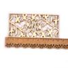 5Pcs/set Hollow Rectangle Wood Crafts For DIY Scrapbook Wooden Slices Embellishment Home Decorations Handmade Ornaments