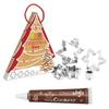Pastry Box - SCRAP COOKING - My Christmas Tree - 5 Stainless Steel Cookie Cutters - Chocolate Pen - Multicolored