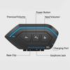 Motorcycle Helmet Headset BT5.0 Waterproof Helmet Intercom Headphone Noise Reduction Support Hands Free Calling Auto