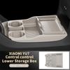 For Xiaomi Yu7 2025 2026 Car Center Armrest Hidden Silicone Storage Box Cup Holder Organizer Interior Stowing Accessories