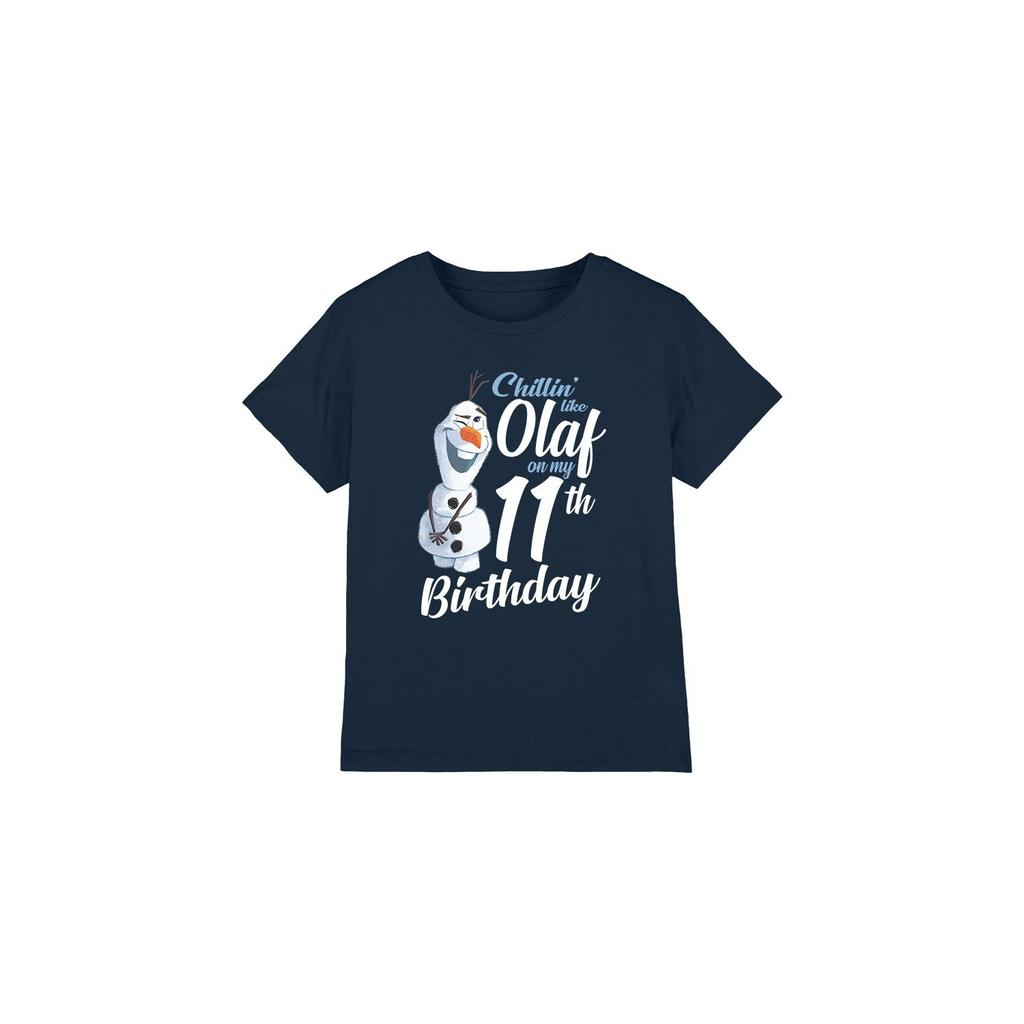 Frozen Childrens/Kids Chillin Like Olaf 11th Birthday T-Shirt
