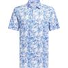 Ultimate 365 Mesh Print Short Sleeve Polo Shirt Men Polo Shirts White Royal-Blue IW1412